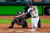 Houston Astros' Alex Bregman hits home run against the Washington Nationals during the first inning of Game 6 of the baseball World Series Tuesday, Oct. 29, 2019, in Houston. (AP Photo/Eric Gay)