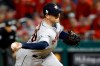 Houston Astros relief pitcher Joe Smith throws against the Washington Nationals during the eighth inning of Game 3 of the baseball World Series Friday, Oct. 25, 2019, in Washington. (AP Photo/Patrick Semansky)