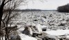 JOE BRYKSA / WINNIPEG FREE PRESS
A massive ice jam forms on the Red River south of Selkirk Wednesday.