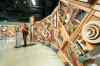 Doug Little/CMHR
Artist Carey Newman in front of the Witness Blanket at the Canadian Museum for Human Rights.