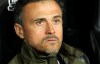 Spain's Luis Enrique sits prior to the start of the Euro 2020 group F qualifying soccer match between Spain and Norway at the Mestalla stadium in Valencia, Spain, Saturday, March 23, 2019. (AP Photo/Alberto Saiz)