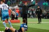Lazio coach Simone Inzaghi gestures during the Italian Cup soccer final match between Lazio and Atalanta, at the Rome Olympic stadium, Wednesday, May 15, 2019. (AP Photo/Alessandra Tarantino)