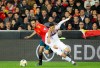 Spain's Sergio Busquets, left, challenges for the ball with Norway's Mohamed Elyounoussi during the Euro 2020 group F qualifying soccer match between Spain and Norway at the Mestalla stadium in Valencia, Spain, Saturday, March 23, 2019. (AP Photo/Alberto Saiz)
