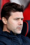 Tottenham manager Mauricio Pochettino sits on the bench at the start of the English Premier League soccer match between AFC Bournemouth and Tottenham Hotspur at the Vitality Stadium in Bournemouth, England, Saturday May 4, 2019. (AP Photo/Matt Dunham)