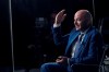 FIFA President Gianni Infantino sits in a television studio during an interview at the annual meeting of the World Economic Forum in Davos, Switzerland, Thursday, Jan. 24, 2019. (AP Photo/Markus Schreiber)