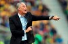 Brazil coach Tite gestures during the friendly soccer match between Brazil and Panama at the Dragao stadium in Porto, Portugal, Saturday, March 23, 2019. (AP Photo/Luis Vieira)