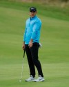 Brooks Koepka of the United States rues a missed putt on the 17th green during the third round of the British Open Golf Championships at Royal Portrush in Northern Ireland, Saturday, July 20, 2019.(AP Photo/Matt Dunham)