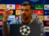 Porto coach Sergio Conceicao attends a press conference at the Olympic stadium in Rome, Monday, Feb. 11, 2019. AS Roma will face FC Porto in the UEFA Champions League round of 16, first leg soccer match Tuesday. (Maurizio Brambatti/ANSA via AP)