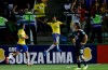 Brazil's Lazaro celebrates after scoring his side's 2nd goal against Mexico during the FIFA U-17 World Cup Brazil 2019 final soccer match at Arena Bezerrao in Brasilia, Brazil, Sunday, Nov. 17, 2019. (AP Photo/Eraldo Peres)