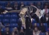 Kirsten Moore-Towers and Michael Marinaro skate the senior pair free competition at the 2019 National Skating Championships at Harbour Station in Saint John, N.B. on Saturday, Jan. 19, 2019. Some of Canada's top figure skaters were stranded in New Brunswick by weather this week, scrambling to find a way home and suffering some less-than-graceful routines on the ice- and rain-covered streets of Saint John. THE CANADIAN PRESS/Andrew Vaughan