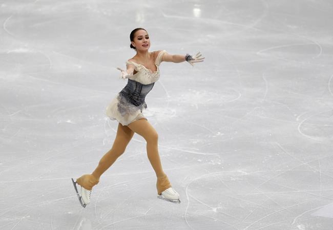Russia's Alina Zagitova performs in the ladies short program at the ISU European figure skating championships in Minsk, Belarus, Wednesday, Jan. 23, 2019. (AP Photo/Sergei Grits)