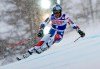 France's Alexis Pinturault speeds down the course during a men's World Cup giant slalom in Val D'Isere, France, Saturday, Dec. 8, 2018. (AP Photo/Gabriele Facciotti)