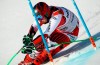 Austria's Marcel Hirscher competes during the men's giant slalom, at the alpine ski World Championships in Are, Sweden, Friday, Feb. 15, 2019. (AP Photo/Alessandro Trovati)