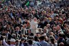 Pope Francis is driven through the crowd as he arrives for his weekly general audience, in St. Peter's Square, at the Vatican, Wednesday, May 8, 2019. (AP Photo/Alessandra Tarantino)