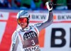 Norway's Aksel Lund Svindal celebrates at the finish area an alpine ski, men's World Cup downhill in Wengen, Switzerland, Saturday, Jan. 19, 2019. (AP Photo/Marco Tacca)