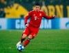 FILE---In this picture taken Oct. 23, 2018 Bayern midfielder James David James Rodriguez controls the ball during a Group E Champions League soccer match between AEK Athens and Bayern Munich at the Olympic Stadium in Athens. (AP Photo/Thanassis Stavrakis)