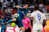 Zenit's Sardar Azmoun goes for the ball during the group G Champions League soccer match between Lyon and Zenit St Petersburg at the Lyon Olympic Stadium in Lyon, France, Tuesday, Sept. 17, 2019. (AP Photo/Laurent Cipriani)