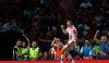 Red Star's Aleksa Vukanovic celebrates after scoring his side's opening goal during the Champions League play-off, second leg soccer match between Red Star and Young Boys on the stadium Rajko Mitic in Belgrade, Serbia, Tuesday, Aug. 27, 2019. (AP Photo/Darko Vojinovic)