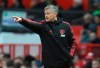 Manchester United manager Ole Gunnar SolskjÃ¦r gives instructions during the English FA Cup third round soccer match between Manchester United and Reading at Old Trafford in Manchester, England, Saturday, Jan. 5, 2019. (AP Photo/Rui Vieira)
