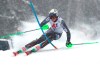 Norway's Henrik Kristoffersen competes during an alpine ski, men's World Cup slalom, in Kitzbuehel, Austria, Saturday Jan. 26, 2019. (AP Photo/Alessandro Trovati)