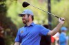 Louis Oosthuizen of South Africa prepares to tee off during the HSBC Champions golf tournament at the Sheshan International Golf Club in Shanghai on Friday, Nov. 1, 2019. (AP Photo/Ng Han Guan)