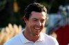 Rory McIlroy of Northern Ireland reacts after winning the HSBC Champions golf tournament at the Sheshan International Golf Club in Shanghai on Sunday, Nov. 3, 2019. (AP Photo/Ng Han Guan)