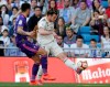 Real Madrid's Gareth Bale kicks the ball during a Spanish La Liga soccer match between Real Madrid and Celta at the Santiago Bernabeu stadium in Madrid, Spain, Saturday, March 16, 2019. (AP Photo/Paul White)