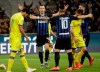Inter Milan's Ivan Perisic celebrates after scoring his side's second goal during a Serie A soccer match between Inter Milan and Chievo, at the San Siro stadium in Milan, Italy, Monday, May 13, 2019. (AP Photo/Luca Bruno)