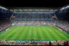 Players of Colombia warm up prior to a Copa America quarterfinal soccer match against Chile at the Arena Corinthians in Sao Paulo, Brazil, Friday, June 28, 2019. The start of the game was delayed by 20 minutes. (AP Photo/Nelson Antoine)