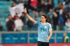 Uruguay's Edinson Cavani waves to fans at the end of a Copa America Group C soccer match at the Arena Gremio in Porto Alegre, Brazil, Thursday, June 20, 2019. (AP Photo/Edison Vara)