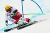 Austria's Cornelia Huetter competes during an alpine ski, women's World Cup super G, in Garmisch Partenkirchen, Germany, Saturday Jan. 26, 2019. (AP Photo/Marco Tacca)