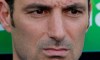 Argentina's coach Lionel Scaloni looks on during a Copa America quarterfinal soccer match against Venezuela at the Maracana stadium in Rio de Janeiro, Brazil, Friday, June 28, 2019. (AP Photo/Leo Correa)