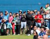 Tiger Woods of the U.S tees off on the 16th at Royal Portrush Golf Club during a practice round ahead of the 148th Open Golf Championship, in Portrush, Northern Ireland, Sunday, July 14, 2019. The Open Golf Championships takes place between 18-21st July. (AP Photo/Peter Morrison)