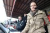 ADDS TV COMMENTATOR - TV sports commentator Christina Graf poses during the German second division soccer match between SSV Jahn Regensburg and Hertha BSC Berlin, in Regensburg, southern Germany, Sunday, Feb. 3, 2013. Christina Graf became the country's first female TV commentator at a men's professional football game when she covered Hertha Berlin's visit to Jahn Regensburg in the second division. (AP Photo/dpa, Armin Weigel)