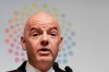 FIFA President Gianni Infantino speaks during a press conference at the G20 Leader's Summit in Buenos Aires, Argentina, Saturday, Dec. 1, 2018. (AP Photo/Natacha Pisarenko)