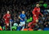 Liverpool's Mohamed Salah controls the ball during the English Premier League soccer match between Everton and Liverpool at Goodison Park in Liverpool, England, Sunday, March 3, 2019. (AP Photo/Rui Vieira)