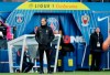 PSG coach Thomas Tuchel watches his team during the French League One soccer match between Paris Saint-Germain and Nice at the Parc des Princes stadium in Paris, France, Saturday, May 4, 2019. (AP Photo/Christophe Ena)