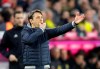 Bayern coach Niko Kovac reacts during a German Bundesliga soccer match between Bayern Munich and Borussia Dortmund in Munich, Germany, Saturday, April 6, 2019. (AP Photo/Michael Probst)