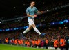 Manchester City's Phil Foden celebrates after scoring his side's sixth goal during the Champions League round of 16 second leg, soccer match between Manchester City and Schalke 04 at Etihad stadium in Manchester, England, Tuesday, March 12, 2019. (AP Photo/Dave Thompson)