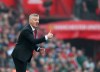 Manchester United manager Ole Gunnar Solskjaer reacts during the English Premier League soccer match between Manchester United and Liverpool at Old Trafford stadium in Manchester, England, Sunday, Feb. 24, 2019. (AP Photo/Jon Super)