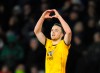 Wolverhampton's Diogo Jota celebrates after scoring his side's second goal during the English FA Cup Quarter Final soccer match between Wolverhampton Wanderers and Manchester United at the Molineux Stadium in Wolverhampton, England, Saturday, March 16, 2019. (AP Photo/Rui Vieira)