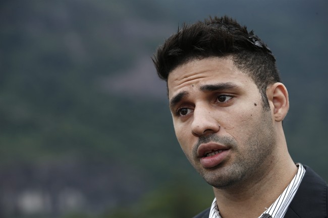 David Miranda, the domestic partner of Brazil-based American journalist Glenn Greenwald, talks during an interview in Rio de Janeiro, Brazil, Tuesday, Dec. 17, 2013. Miranda has taken up the cause of persuading the Brazilian government to grant political asylum to National Security Agency leaker Edward Snowden.