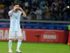 Argentina's Lionel Messi gestures during a Copa America Group B soccer match against Paraguay at the Mineirao stadium in Belo Horizonte, Brazil, Wednesday, June 19, 2019. (AP Photo/Eugenio Savio)