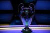 The Champions League trophy is displayed before the UEFA group stage draw at the Grimaldi Forum, in Monaco, Thursday, Aug. 29, 2019. (AP Photo/Daniel Cole)