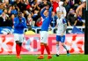 France's Antoine Griezmann reacts after missing an opportunity to score during the Euro 2020 group H qualifying soccer match between France and Iceland at Stade de France stadium in Saint Denis, outside Paris, France, Monday, March 25, 2019. (AP Photo/Michel Euler)