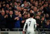 People applaud Tottenham's Son Heung-min as he walks off the pitch during the Champions League, group B, soccer match between Tottenham and Red Star Belgrade, at the Tottenham Hotspur stadium in London, Tuesday, Oct. 22, 2019. (AP Photo/Ian Walton)