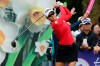 Minjee Lee of Australia watches her tee shot on the 2nd hole during the 4th round of the 2019 Taiwan LPGA Swinging Skirts at the Miramar Golf Country Club in Linkou District, New Taipei City, Taiwan, Sunday, Nov. 3, 2019. (AP Photo/Chiang Ying-ying)