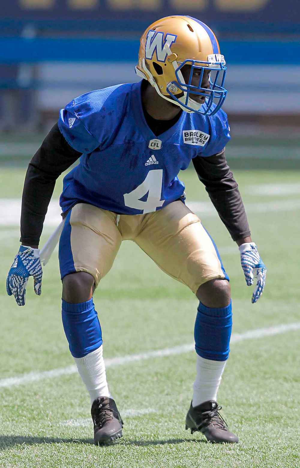 BORIS MINKEVICH / WINNIPEG FREE PRESS
Bombers halfback Roc Carmichael understands the level of competition he'll be up against and expects a test against Calgary.