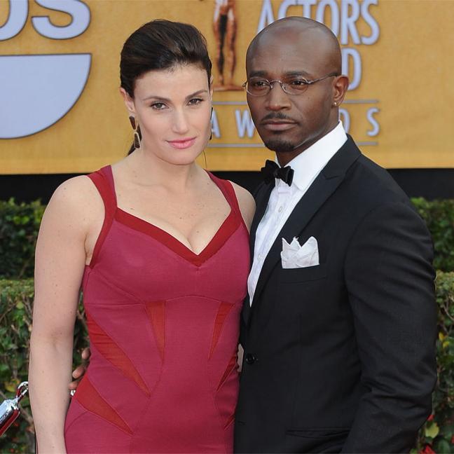 Idina Menzel and ex-husband Taye Diggs
