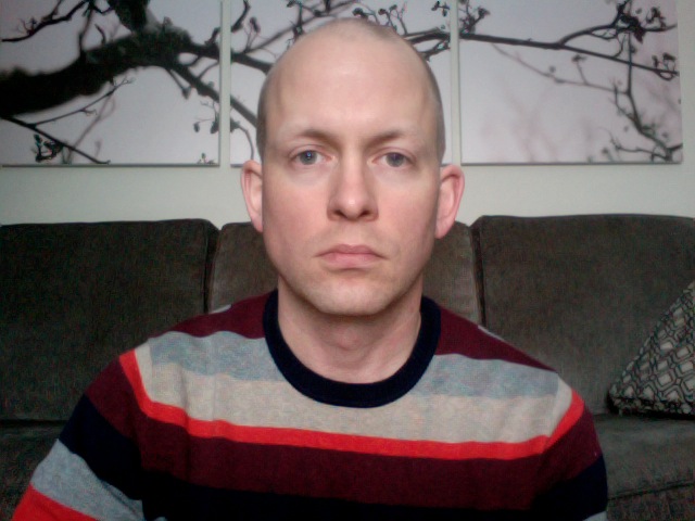 Oh look, I appear to be even more miserable at the outset of the beard-growing.